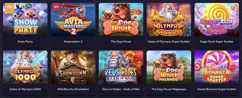 Vavada kazino spēles